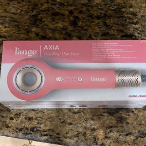 Lange AXIA HaloRing Hair Dryer in Pink and Gold